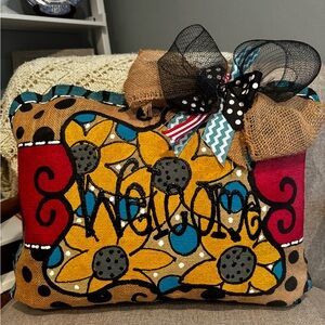 Decorative Handmade Welcome Pillow